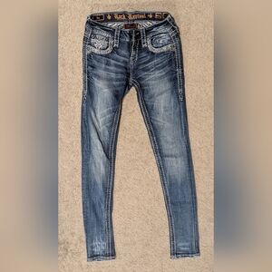 Rock Revival Dark Blue Skinny Jeans